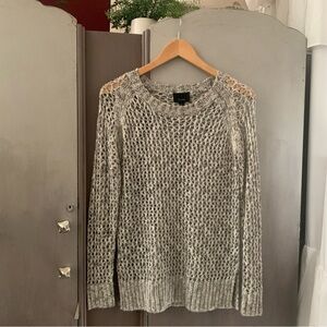 Lumiere Open Knit Long Sleeve Sweater